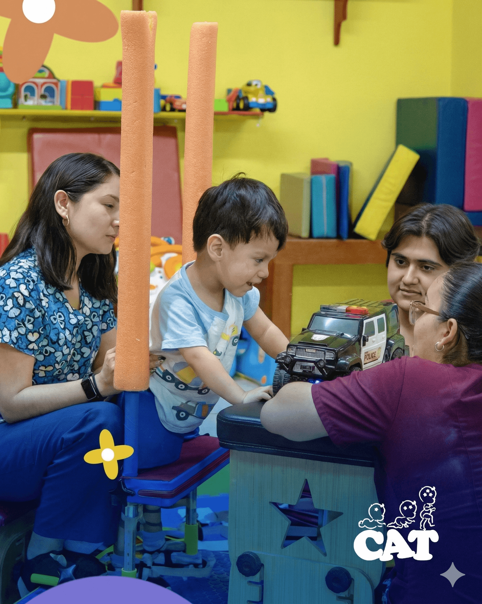 Sesión de terapia en CAT